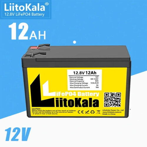 Аккумулятор LiitoKala 12.8V 12Ah LiFePO4