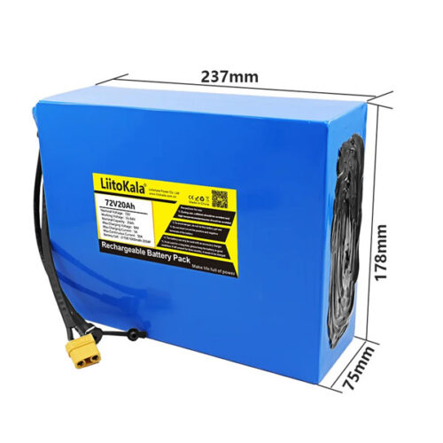 Аккумулятор LiitoKala 72V 20Ah 21700